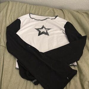 Black and White Star Shirt